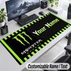 Monster Energy Personalized Large Mouse Pad Custom Name Text Extended Desk Mat Gaming Mousepad