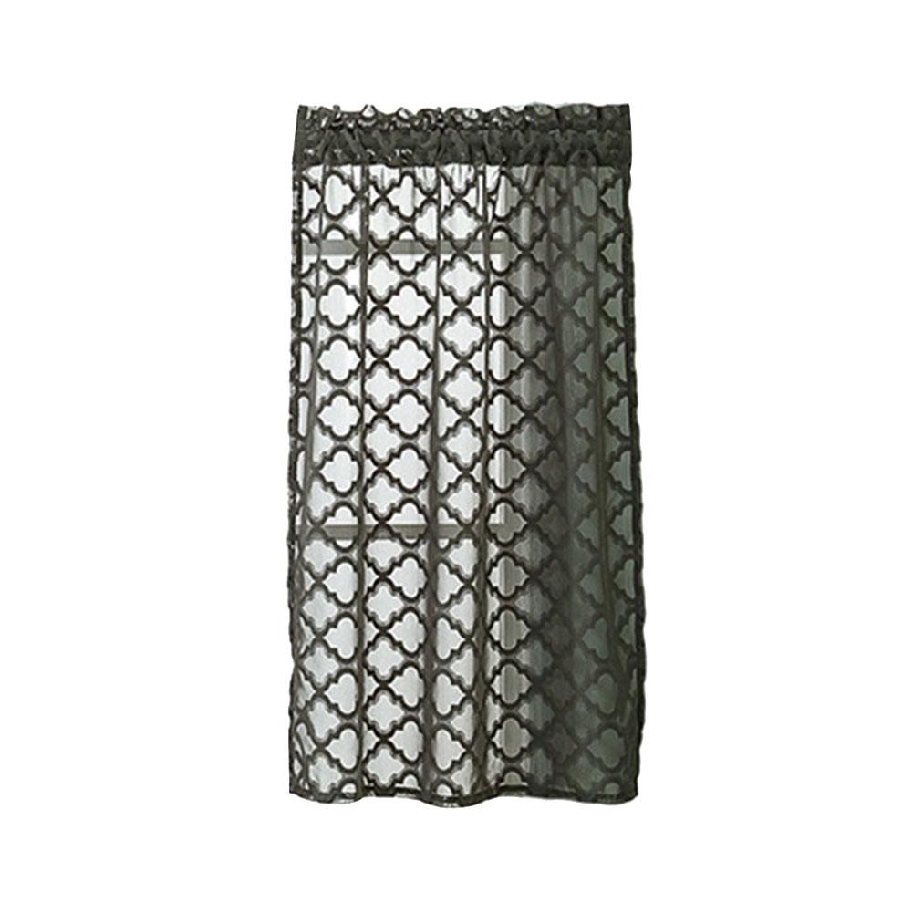 

NO.HS Оконная занавеска для гостиной, спальни, занавеска из марли, домашний декор для балкона 74*61cm темно серый