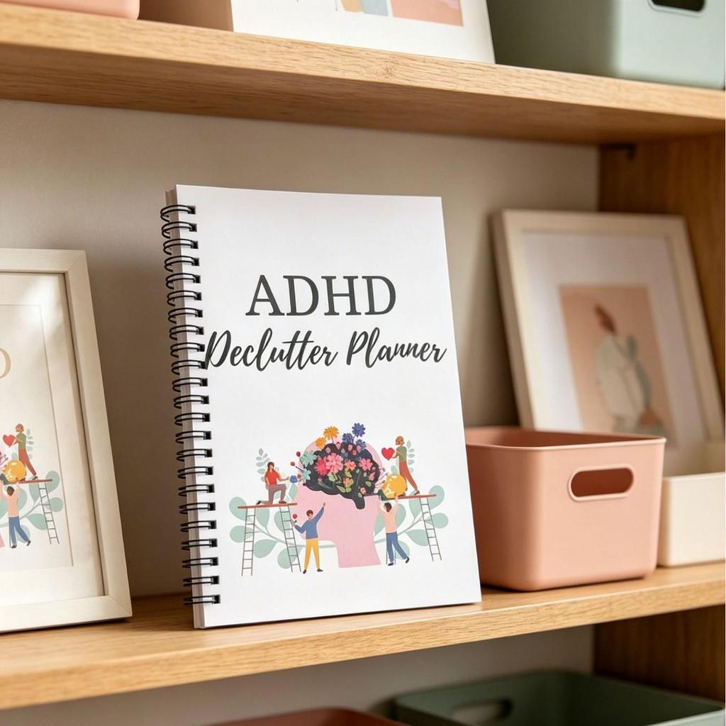 ADHD Focus Planner: Declutter & Concentration Management Notebook