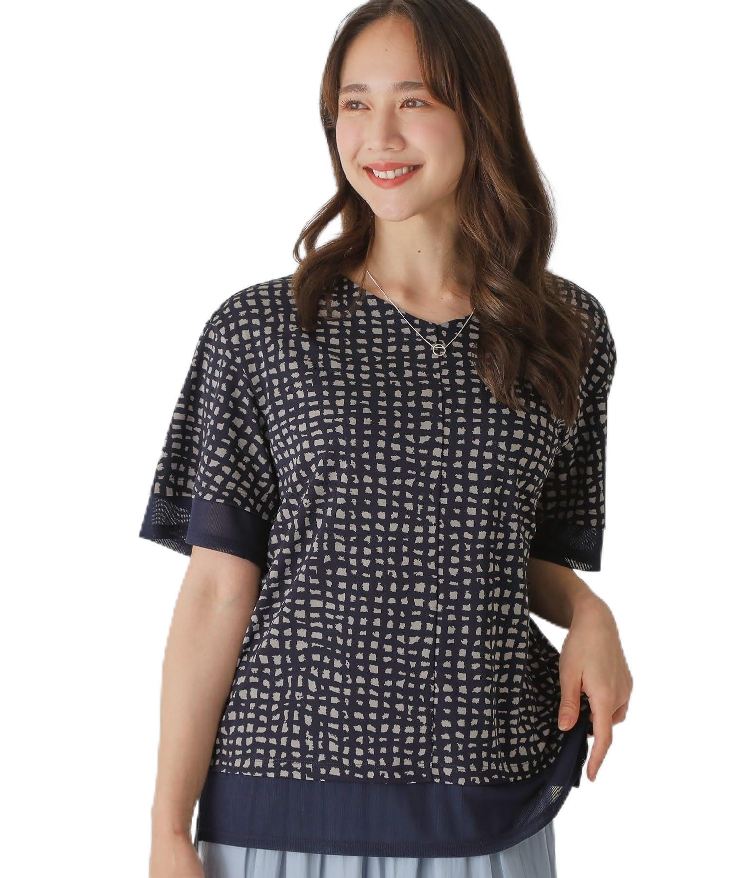 

Coud Chance Relaxed Jersey Top Hand Navy Size 34 (18713775), Washable, Women s, (194), (SS)