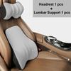 Auto Lendensteun Hoofdsteun Nekkussen Ondersteuning Universele Zachte Nekkussens Kussen Auto Memory Foam Lendenkussen Rugsteun