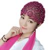 Glitter T Shape Bandana Hat Ethnic Style Outdoor Breathable Eco-Friendly Four Seasons Women Cap