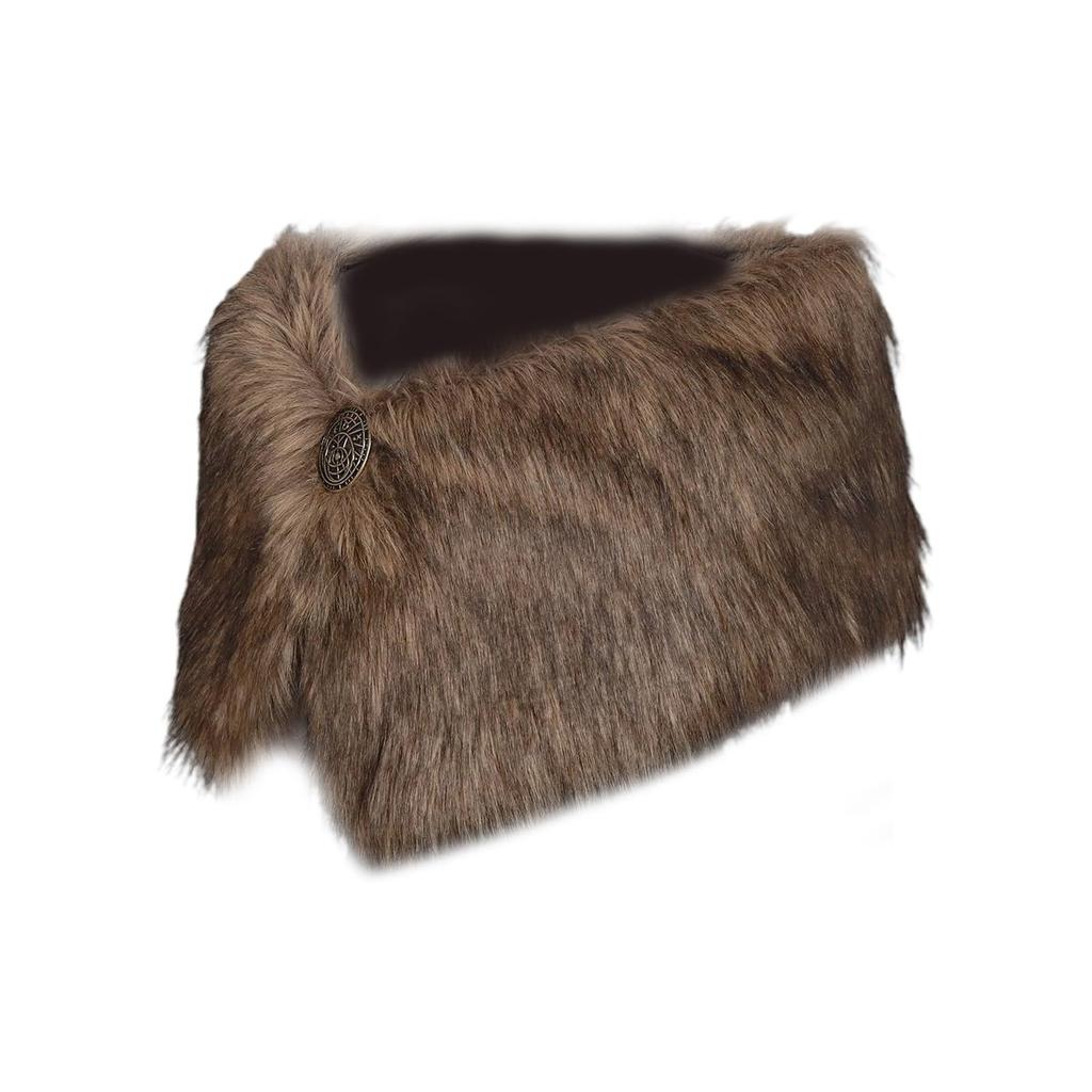 Unisex Faux Grass Cosplay Cloak Shawl Cape