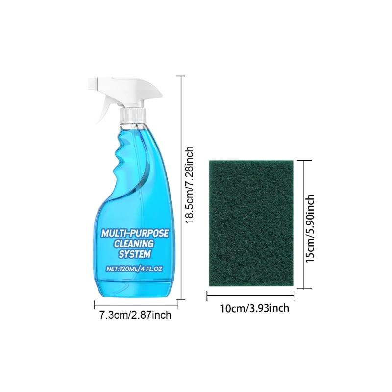 120ml Multipurposes Foam Cleaner Oil Stains Removers Cleaning Grill Ovens Kitchen Cleaning Agents Heavy Oil Descaling