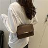 Autumn Temperament Simple Solid Color Handbag Texture Shoulder Messenger Bag Small Square Bag Leisure Bag