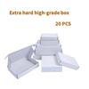 20 pcs super hard white/brown multi-size brown carton packaging wedding party gift chocolate candy event gift box