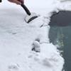 Stainless Steel Car Snow and Ice Removal Shovel - Winter Safety Emergency Tool for Snow Shoveling and Glass Defrosting