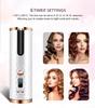 Portable Wireless Automatic Hair Curler 3 Color Options USB Charging Anti-Scalding Hair Curling Iron for Styling