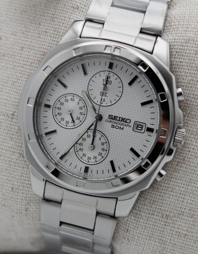 SEIKO SND181P Наручные часы Хронограф Водонепроницаемость 50M