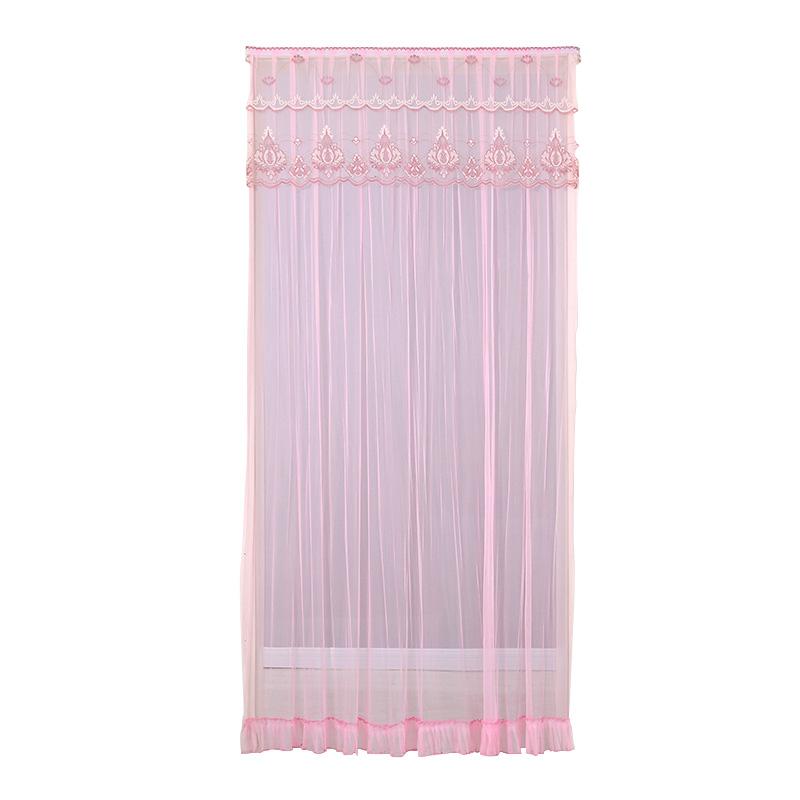 1PC Lace Trim Door Net Screen Mosquito Proof Lace Door Curtain Door Nets Summer Fly Insect Bedroom