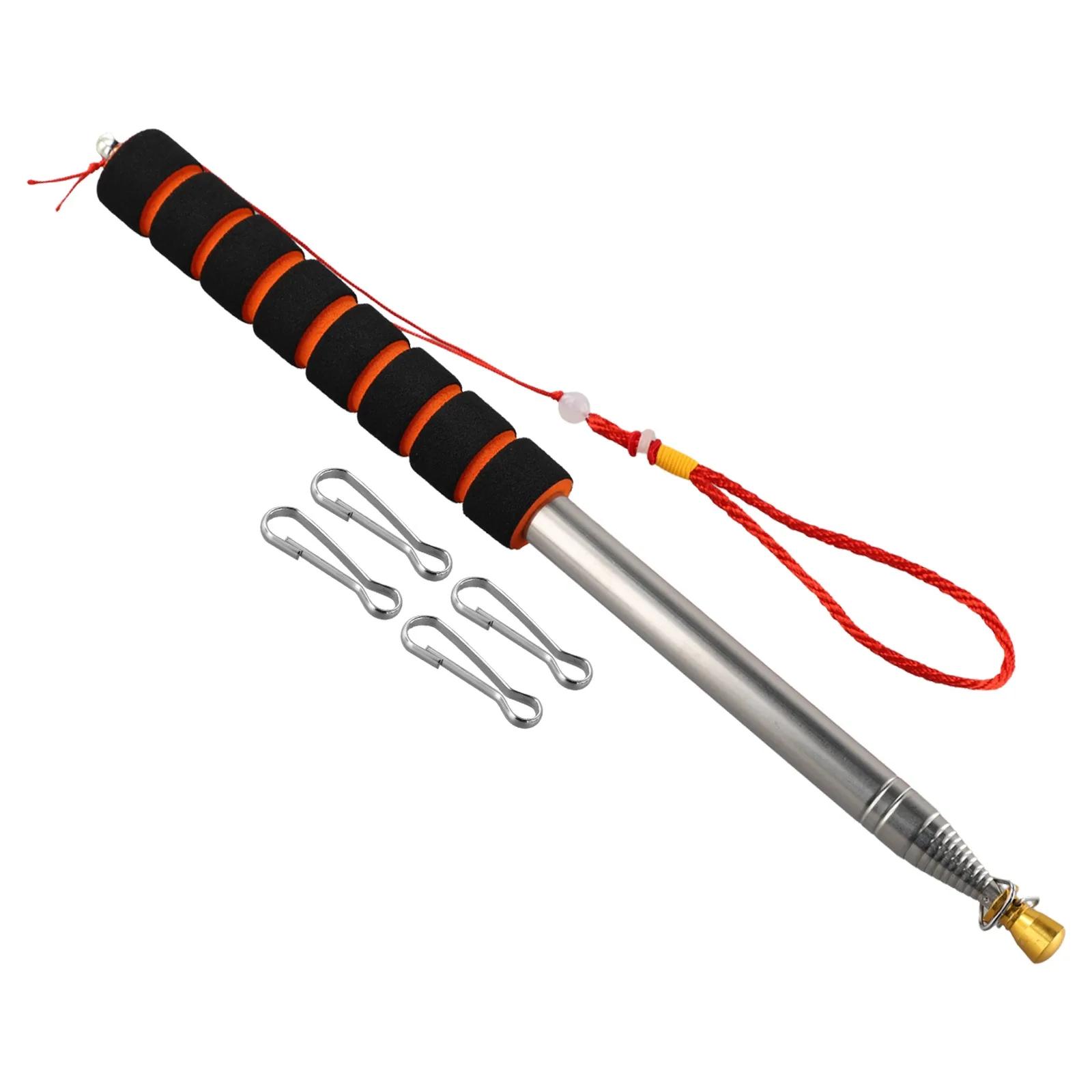 3 Meters Telescopic Handheld Flagpole With 4 Clips For Teaching Pointer Tour Guide Banner Flagpole Telescopic Flag Pole Tools China Mainland