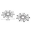 1 Pair Flower Shape  Pasties Breast Adhesive Stickers Sexy Nipple Cover