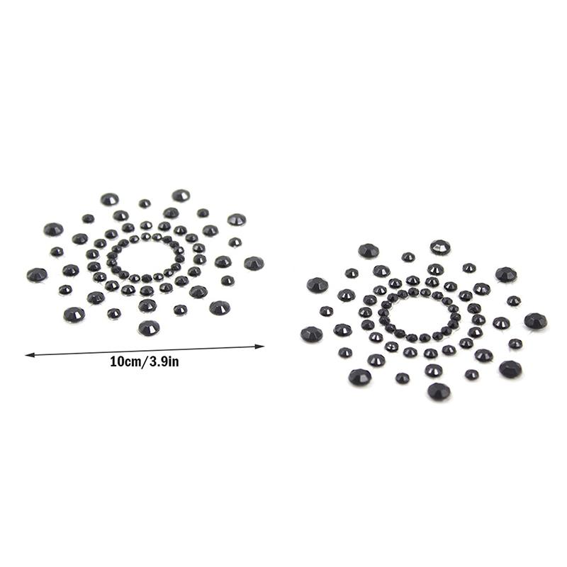1 Pair Flower Shape  Pasties Breast Adhesive Stickers Sexy Nipple Cover
