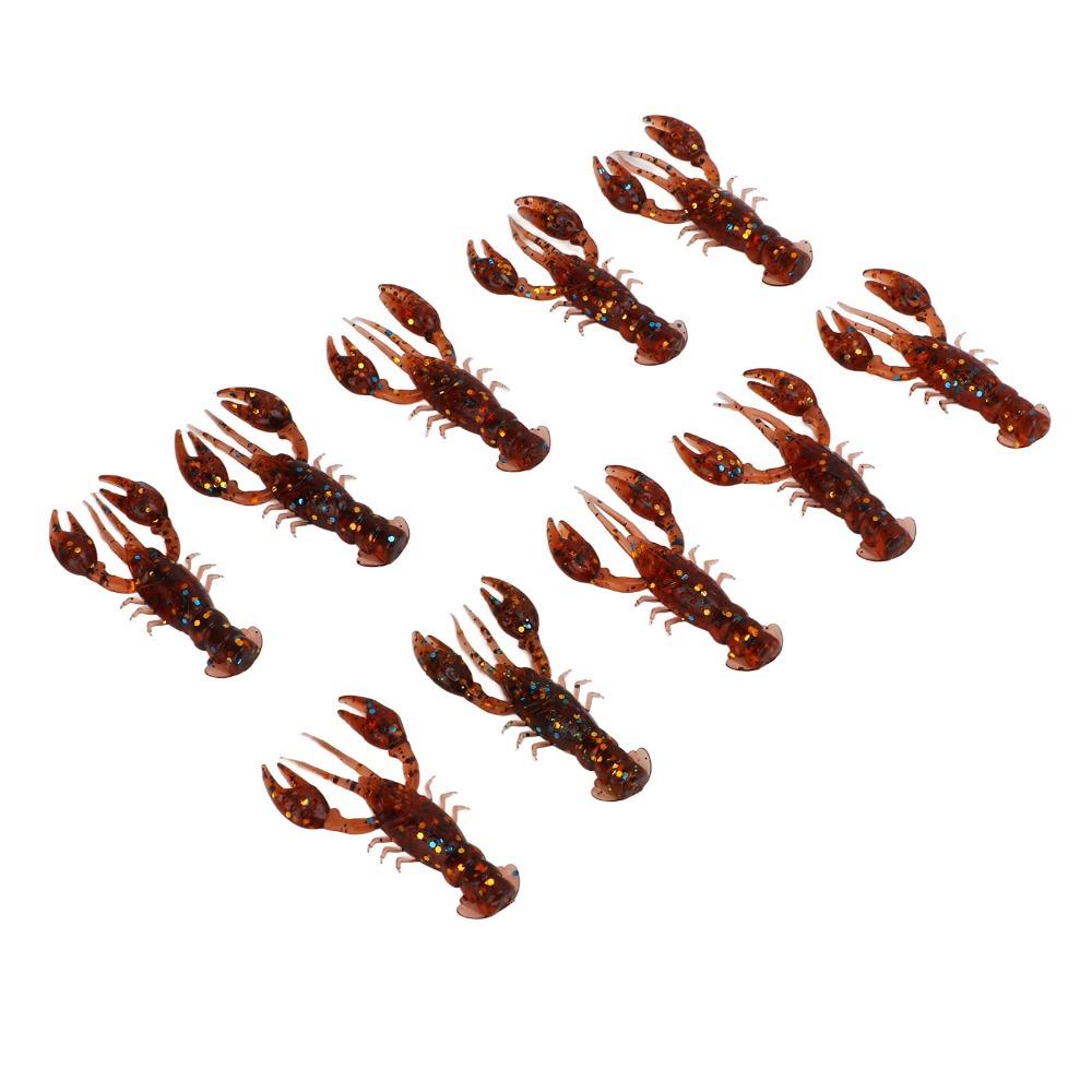 20PCS Soft Crawdad Bait 5.5cm Artificial Lure Durable Fishing Lure  Bass Fishing