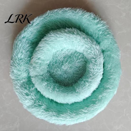 Cozy Bed for Parrots Shaggy Plush Parrot Bed, Warm Fuzzy Sleeping Pad, Round Fluffy Soft Nest Sugar Gliders Winter Hamsters Budgies Lovebirds