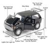 1:18 Russian LADA 2107 Niva Toys Alloy Diecast Cars Models Light Music Rubber Tires Vehicles Pull Back Miniature Car Kids Gifts