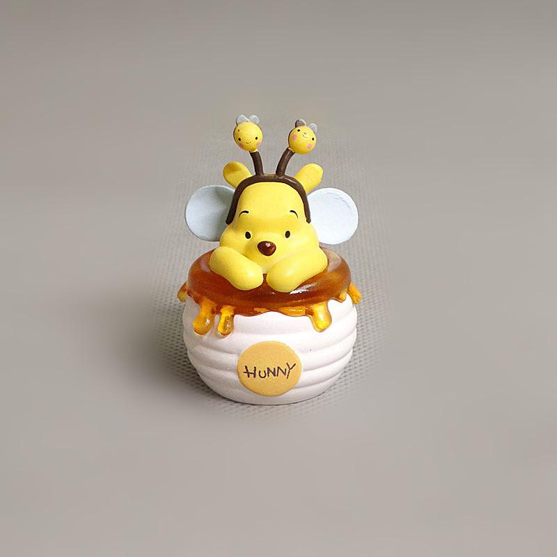 

5cm Cute And Charming Anime Figure Winnie The Pooh Action Figure Doll Model Collectible Cartoon Cake Home Celebration DIY Decoration Toy Kid Present