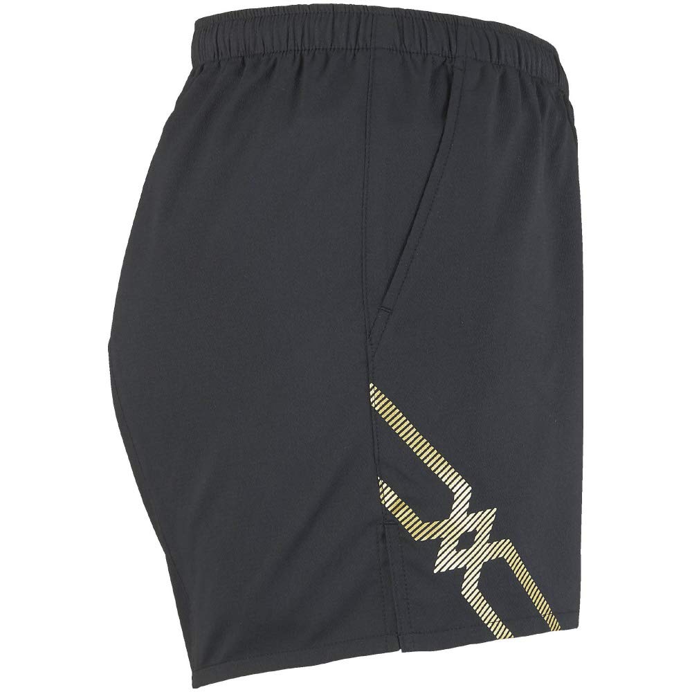 Mizuno JTTA 82JB9005 Table Tennis Game Size M to Japanese Size Men's Pants, Standard, Moisture-Wicking, Quick-Drying, Black/Gold, (Equivalent M)