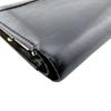 BURBERRY Gamaguchi Nova Check leather Bifold Wallet black leather Used