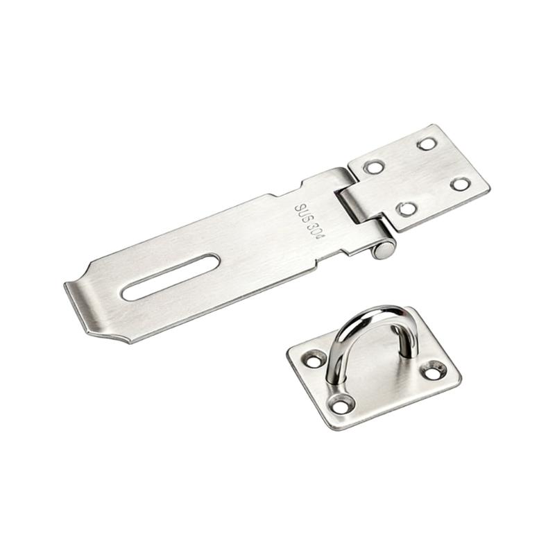 Anti Theft Hasp Staple Shed Latches With High Security Rusts Resistance Door Lock Padlock Clasp Furniture Accessories