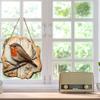 Wooden Wall Hanging Decor – Rustic Bird Ornament For Porch, Balcony, And Home Wall