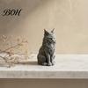 Decorative Cat Figure For Home 3D Printed Maine Ornaments, Figurine for Table Decor, Cool Small Sculpture Desk with Intricate Details, Gifts Mom Women