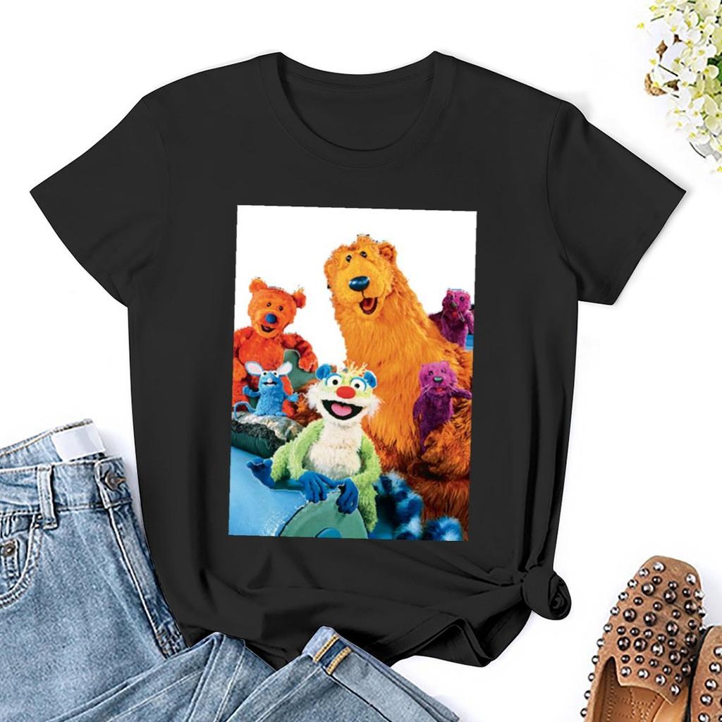 Bear In The Big Blue House T-Shirt Plus Size Tops Oversized Graphics Women Clothing