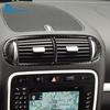 Real Soft Carbon Fiber Sticker For Porsche Cayenne 2003 2004 2005 2006 2007 2008 2009 2010 Center Air Vent Interior Accessories