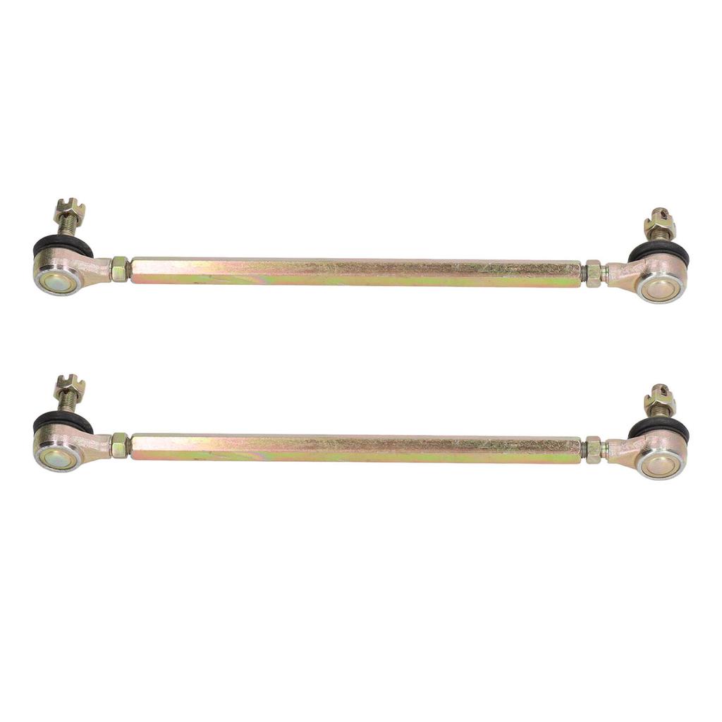 2Pcs 250mm Ball Joint Tie Rod 10mm Thread Steel Alloy for 125cc Quad Dirt Bike ATV Go Kart
