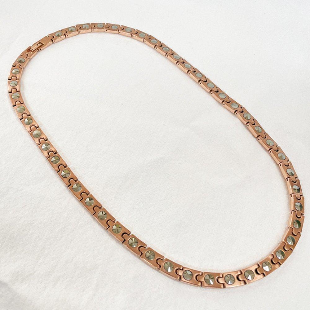 G-202Rg Germanium Necklace 5mm Raw Stone 47 Pieces Health Necklace