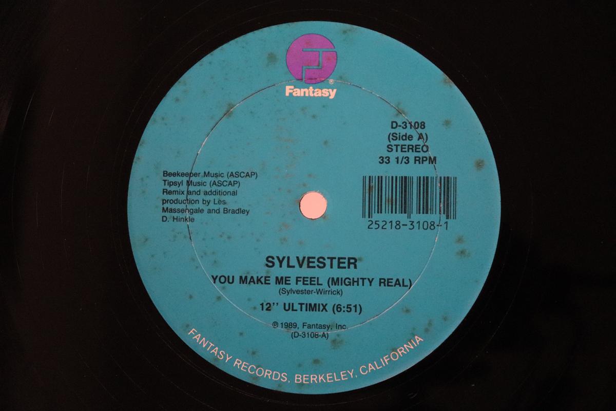 

12inch Record SYLVESTER You Make Me Feel Mighty Real 12 D3108 FANTASY ASHTRAY 1989 US SoulFunk Used