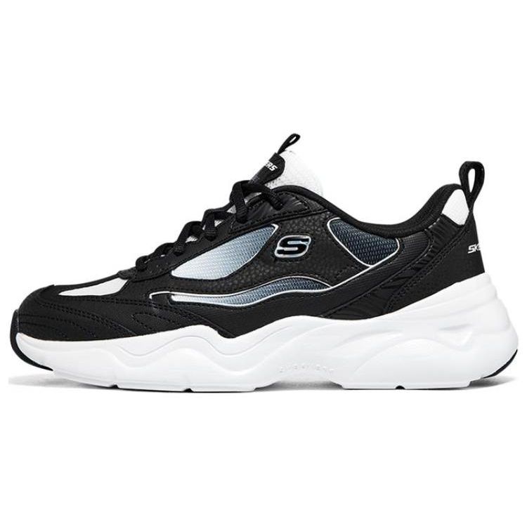 Skechers DLites Airy 3.0 Модные низкие кроссовки в стиле dad Женские кроссовки Черно-белые 896075-BKW 35