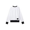 We11done Ss21 Reflective Logo Print Long Sleeve Sweatshirt Unisex sweatshirt White WD-TS1-21-511-U-WH