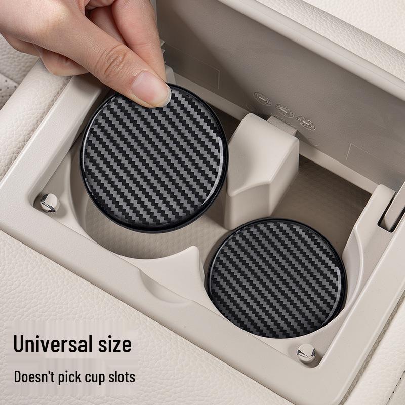 Haval Carbon Fiber Texture Heat Insulation Coaster for Various Models