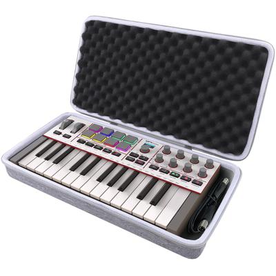 (Nur Gehäuse) Akai Professional MPK Mini IV MIDI-Keyboard-Controller MPKMINI4W Aufbewahrungstasche, Grau - co2CREA