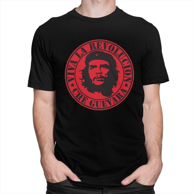 T-shirt Personalizzate Che Guevara Uomo Cotone Puro Magliette Rivoluzione T-shirt Manica Corta Abbigliamento