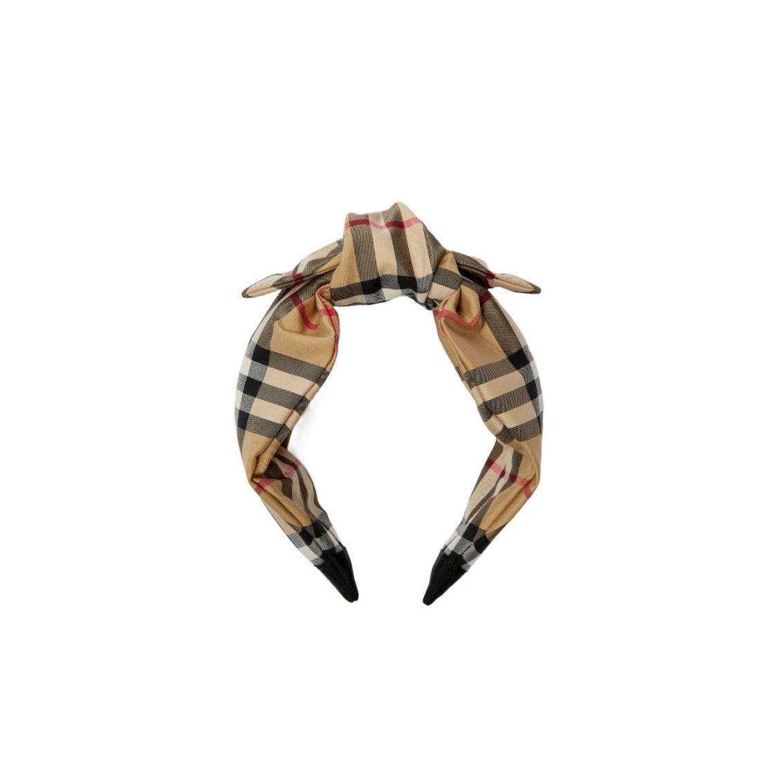 Burberry Check Pattern Polyester Headband Kids Kids accessories Brown 80785531 Box Not Included