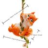 Garden Hanging Sculpture Squirrel Statue Craft Multifunction Decoration