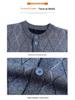 Men's Thickened Knit Cardigan - Warm, Velvet-Lined Sweater for Middle-Aged and Elderly, Perfect for Autumn and Winter.