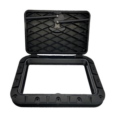 UV Resistant  Arine Deck Hatches With Locking Hinges Waterproof ABS Plastic Square Access Cover For Boats Kayaks Canoes