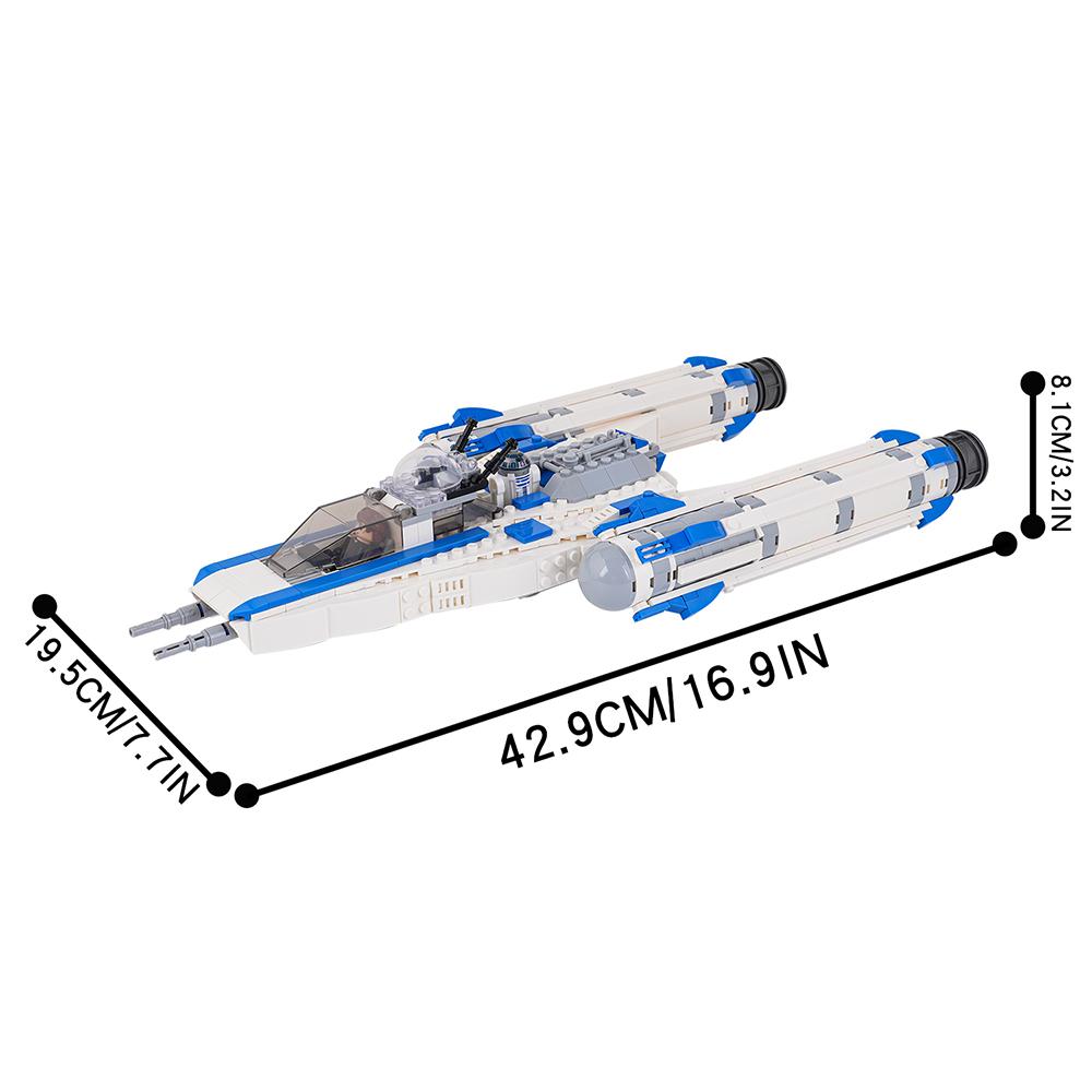 

MOOXI Космічні війни Аерокрафт MOC Модель Цегла DIY Діорама Дорослі Дитячі Іграшки Набір Будівельних Блоків Монтессорі Подарунки Кімнатна Декорація