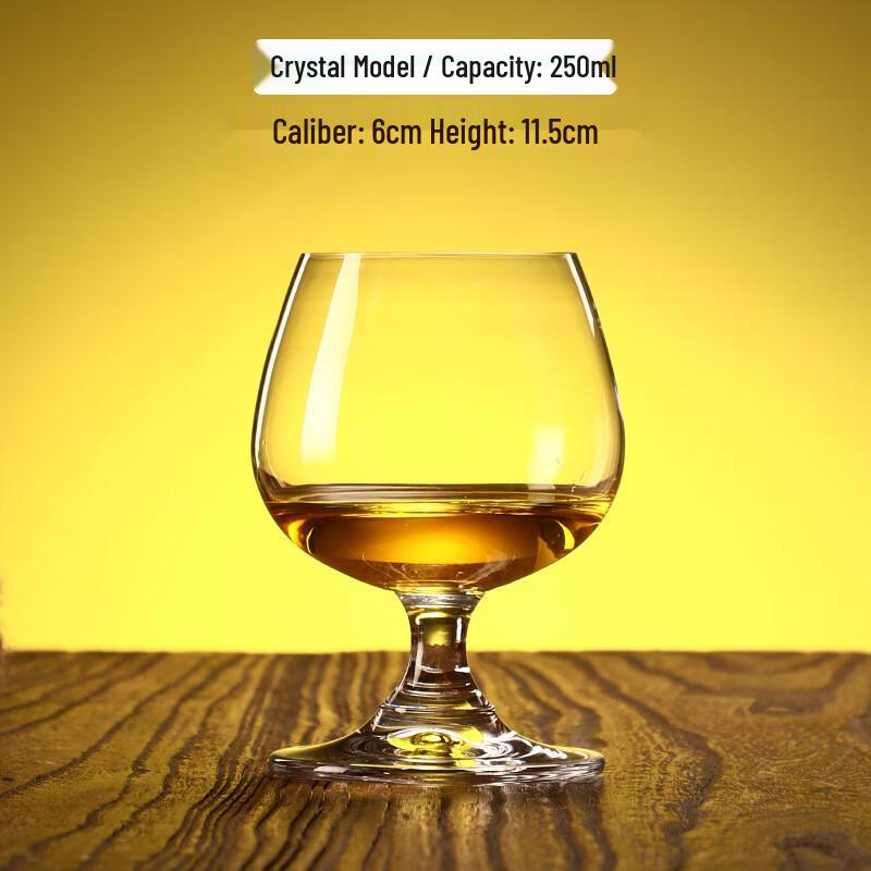 Shangqi Thickened Crystal Brandy & Whiskey Glasses