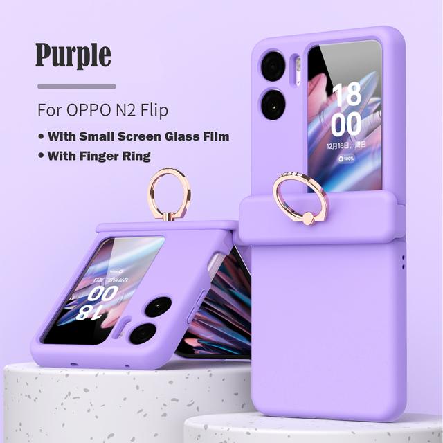 Hinge Protective Ring Funda For Oppo Find N2 Flip Case For Oppo Find N2 Flip 5g Hinge Case Protection Heavy Armor Full Cover