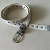 Vintage Lace Canvas Belt for Women Fashionable Metal Buckle Decorative Waistband Retro Jean Accessory Korean Trendy Design 110cm