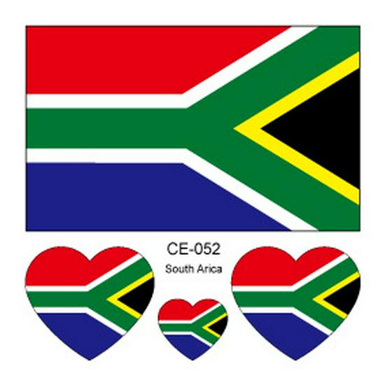 World Cup 2026 National Flag Waterproof Tattoo Stickers for Sports