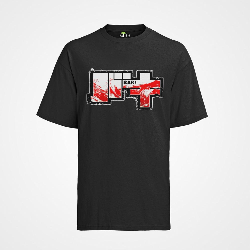 

Bio T-Shirt Herren Baki Hanman Yuujirou Son of Ogre Anime Manga Kämpfer Comic M