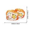 10/30/64pcs Watercolor Japanese Style Culture Food Stickers Cartoon Travel Landscape Sticker Suitcase Phone Laptop Decals Decor