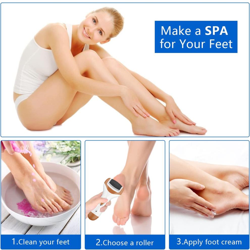 Hard Skin Removal Solution, Portable Electric Foot Care Device, Rechargeable Callus Remover for Efficient Cracked Heels Treatment For Nightclubs