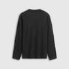 Gap Unisex 2025 Fall Comfortable Round Neck Knit Long-Sleeve T-Shirt 788416