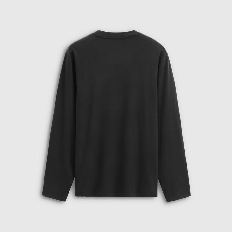 Gap Unisex 2025 Fall Comfortable Round Neck Knit Long-Sleeve T-Shirt 788416